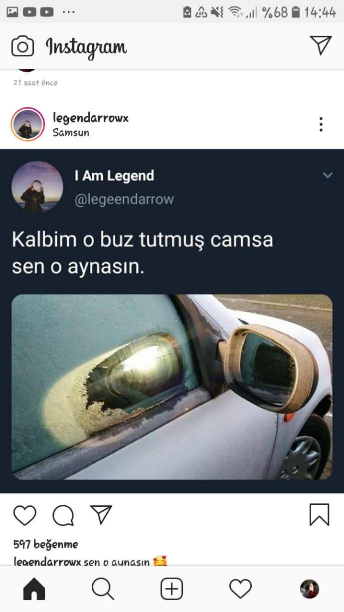 Buz tutan kalbini eriten biri var mı?