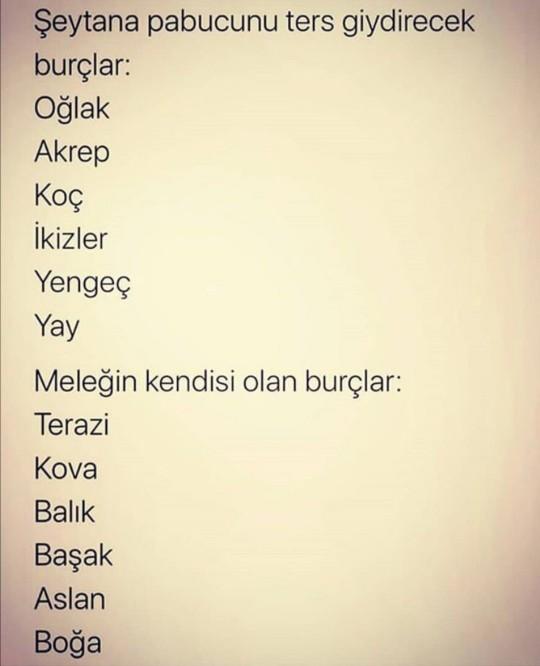 Burcuna göre şeytana pabucunu ters mi giydirirsin yoksa melek gibi misin?