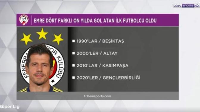 Emre Belözoğlu, Süper Lig'de 90'lar, 2000'ler, 2010'lar ve 2020'lerde gol atan ilk futbolcu oldu. Ne düşünüyorsunuz?