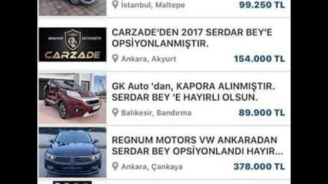 Bu araba alım satımdaki Serdar Bey muhabbeti nedir biri açıklayabilir mi 😀?