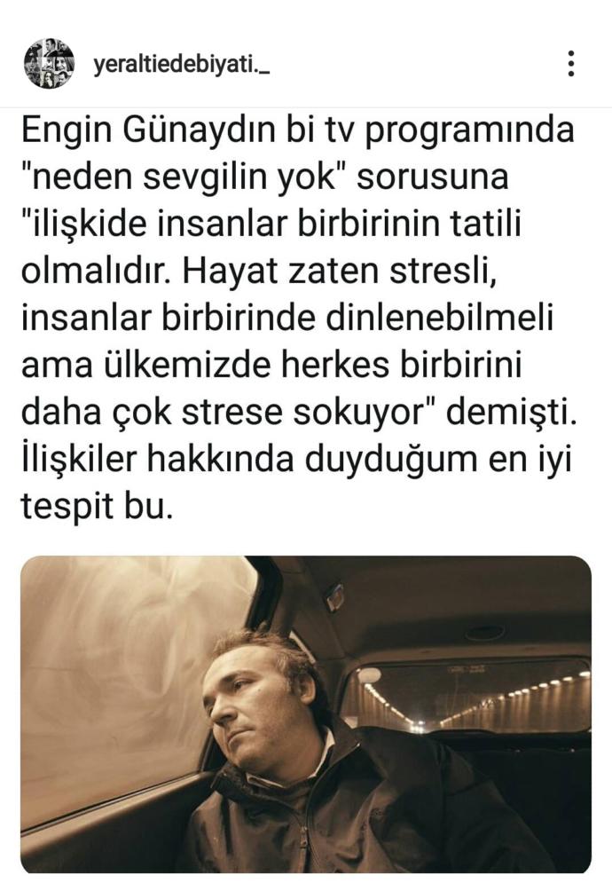 Neden sevgilin yok?