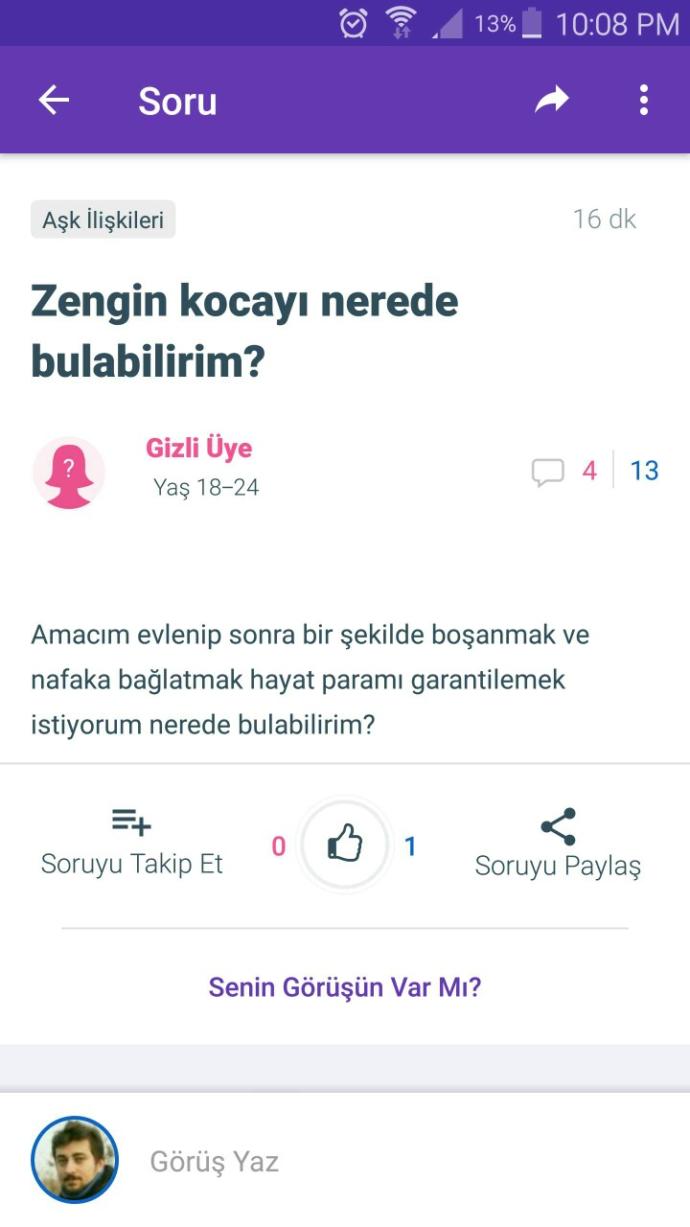 Bizim türk kızlarının para aşkı ne olacak?