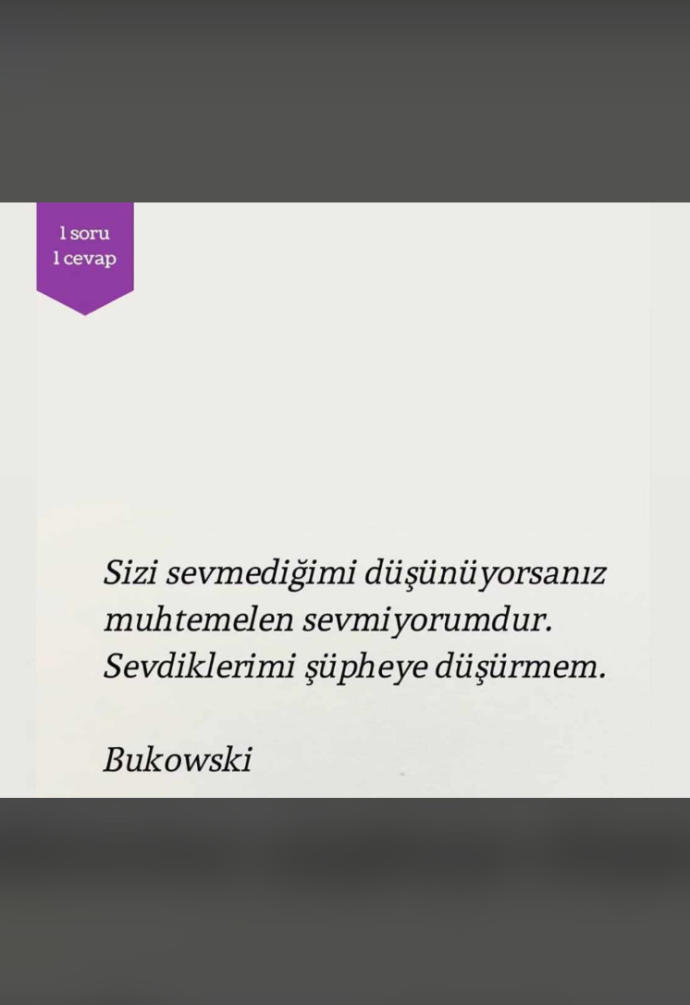Sevdiğinizi belli eder misiniz?