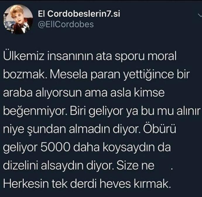 Neden insanlar, hep moral bozma gayesinde olur?