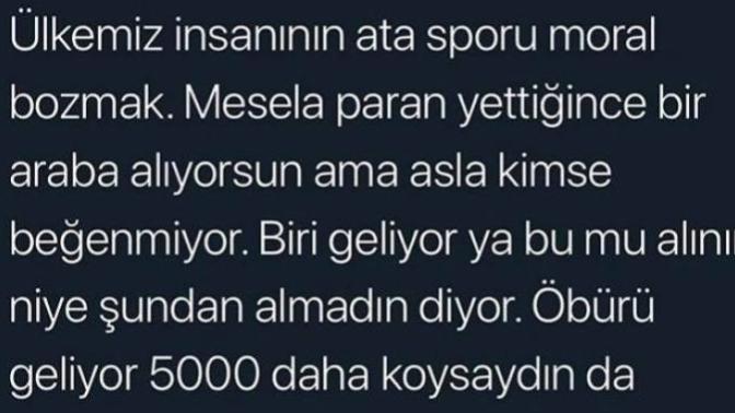 Neden insanlar, hep moral bozma gayesinde olur?