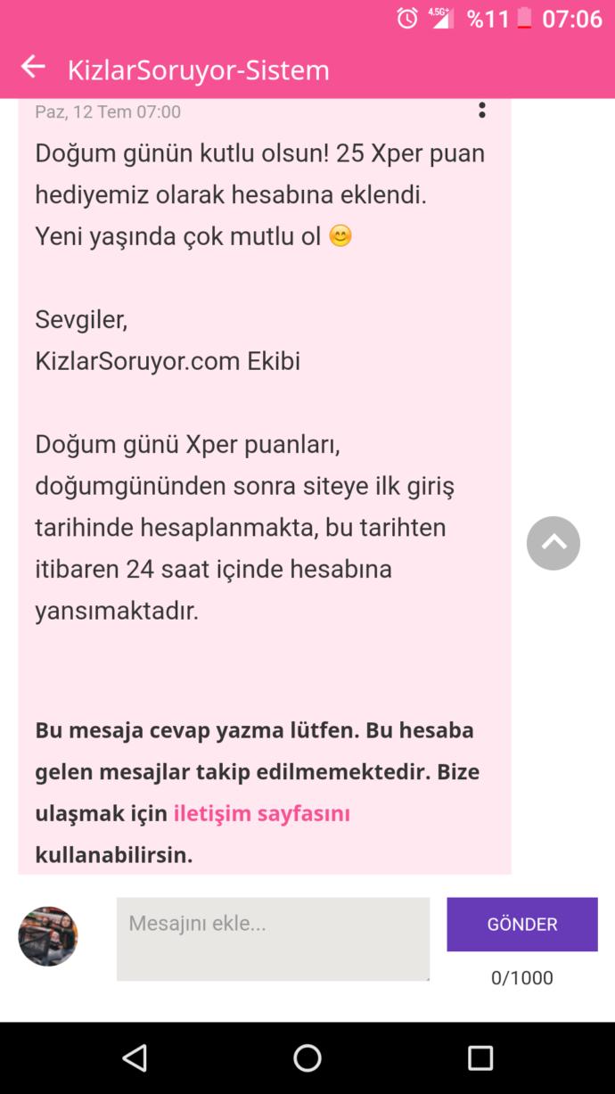 Teşekkürler @kizlarsoruyor