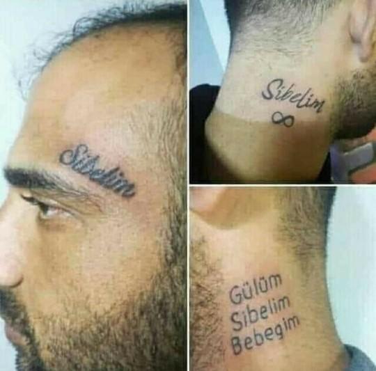 Sevdiceğiniz isminizi dövme olarak yaptırsa hoşunuza gider mi?