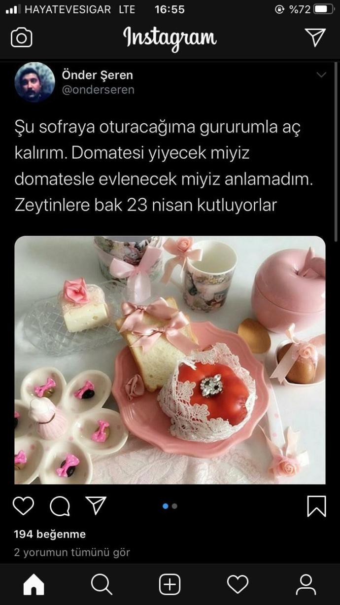 Şu sofraya oturacağıma gururumla aç kalırım diyebileceğiniz yemek hangisi?