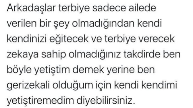 Terbiye sadece ailede öğrenilen bir şey mi?