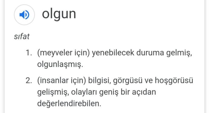 Kızlar sizin sevgiliniz de olgun mu?