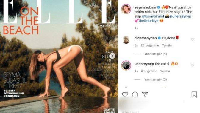 Şeyma Subaşı'nın Elle dergisi için verdiği pozun anlamı sizce ne olabilir?