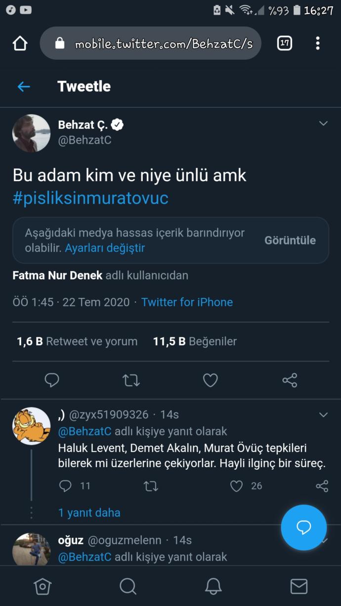 Murat Övüç'ün "Kadın her zaman erkeğin 1 adım arkasında olmak zorunda" açıklaması hakkında ne düşünüyorsunuz?