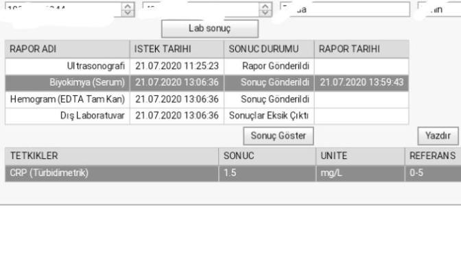Kan Tahlil Sonuçları Doktor Varsa Yardımcı Olur Musunuz?