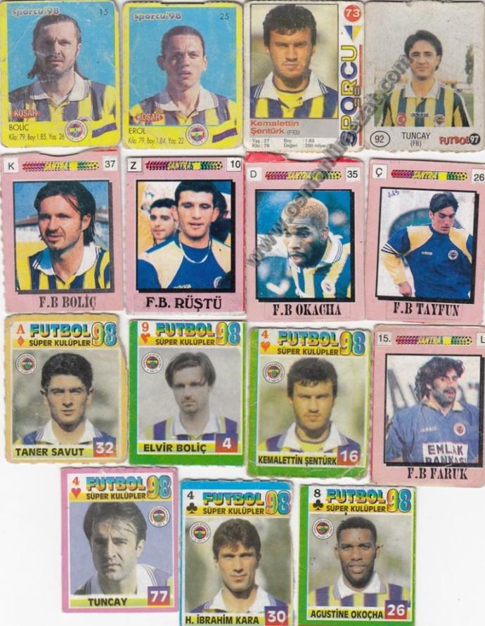 futbolcu kartları