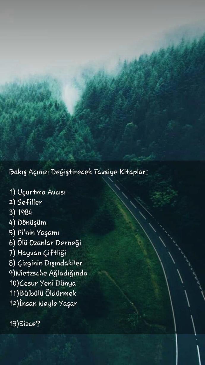 Hayata bakış açınızı değiştiren kitaplar hangileri?