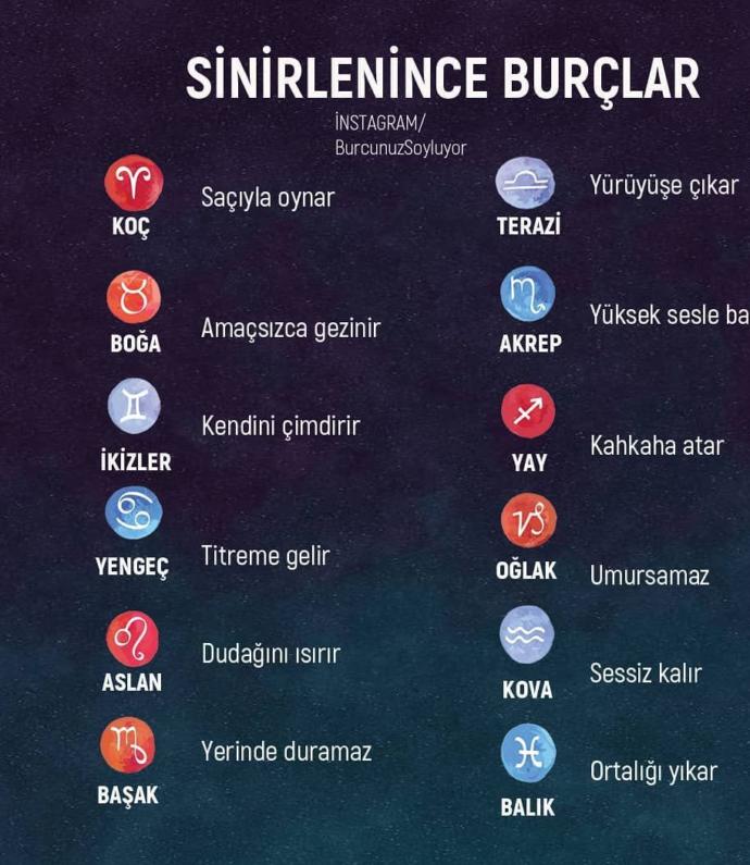 Sinirlenince nasılmışsınız?