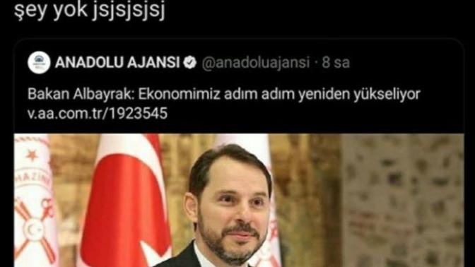 Bu paylaşım sizce sayın Berat Albayrak'a hakaret midir?