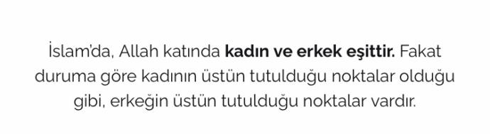 AKP'li Ahmet Hamdi Çamlı, "Kadın erkek eşit değildir, eşitlik koca bir tantanadır" açıklaması hakkında düşünceleriniz nedir?