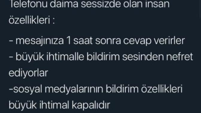 Telefonunuzun bildirim sesleri açık mı yoksa kapalı mı?