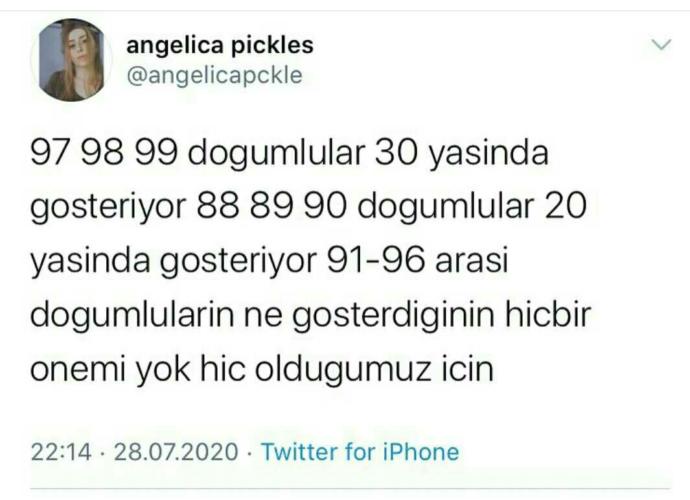 Kaç doğumlusunuz?