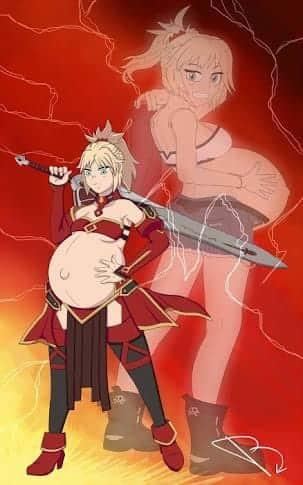 (Fate Grand Order, Mordred, hamile hali)