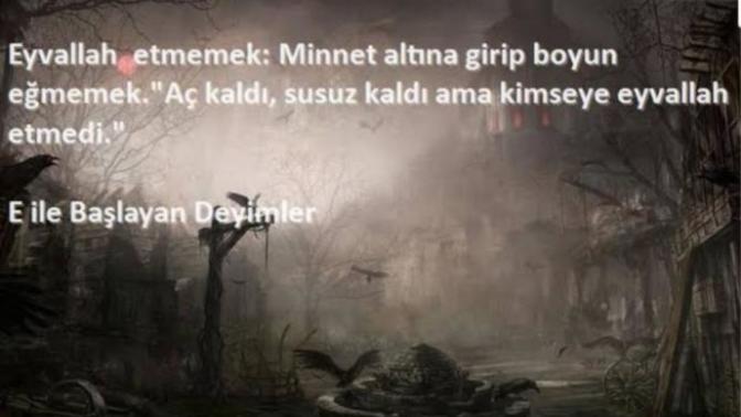 "Kimseye eyvallahı olmamak" Bir gurur kaynağı mıdır? yoksa bir kibir kaynağı mıdır?