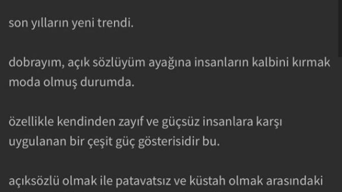 Dobralık ile Patavatsızlık arasındaki temel fark nedir?