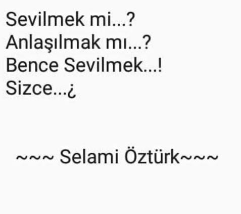 Anlaşılmak, sevilmekten binlerce kat daha değerlidir Sizler bu söze katılıyor musunuz?