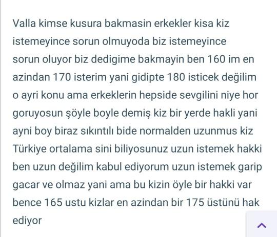 Uzun boylu kızlar neden sürekli kısa boylu erkekler hakkında yorum yapıyor?