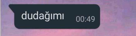 Whatsapp'tan size gelen en son mesaj ne?