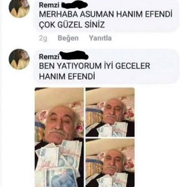 dayı emekliyi tek seferde bitirmeyi göze almış