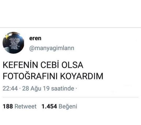 Kefenin cebi olsa ne koyardınız?