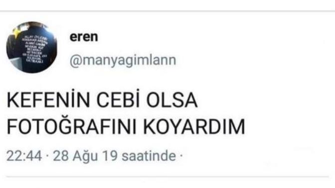 Kefenin cebi olsa ne koyardınız?