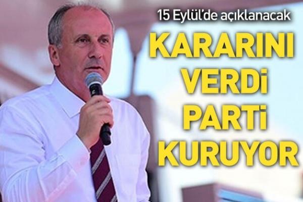 Muharrem İnceyi parti kurma konusunda haklı buluyor musunuz?