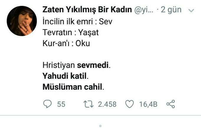 Dindar insanların çoğunluğu?