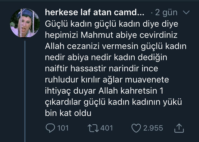 “Güçlü Kadın” sözü sizce de bir proje değil mi? Kadınlara ekstra yük değil mi?