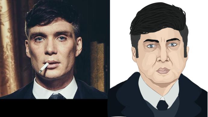 Thomas Shelby çizimim benziyor mu?