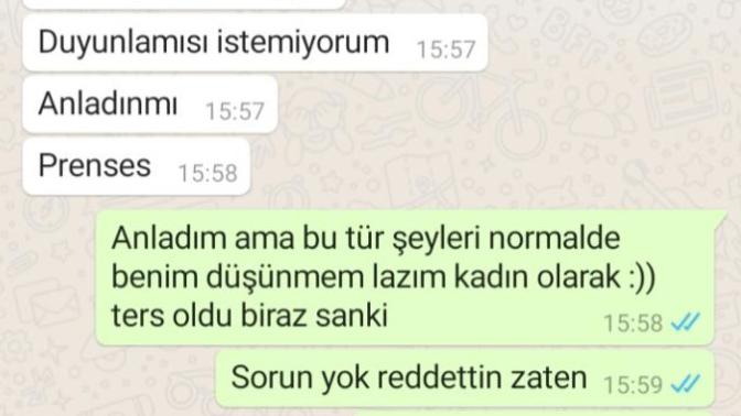 Ne demek istiyor? pişman mi olmuş? Üzülmüş mü? O prenses ayrıntısına dikkat eder misiniz😀?