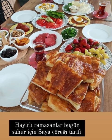 Saya Çöreği tarifi
