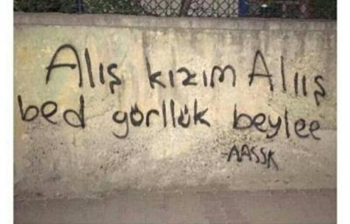 Duvara bir yazı yazacak olsanız ne yazardınız?