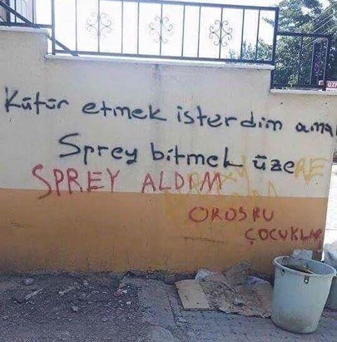 Duvara bir yazı yazacak olsanız ne yazardınız?