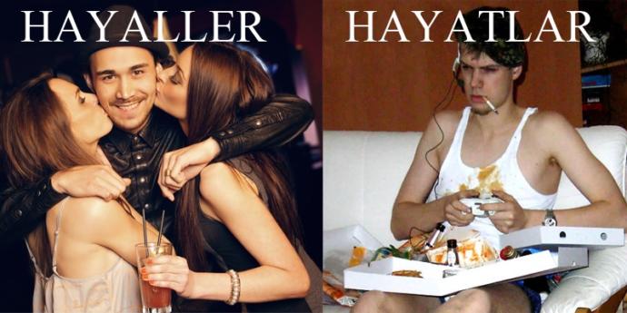 Hayaller/hayatlar dediğiniz neler var?
