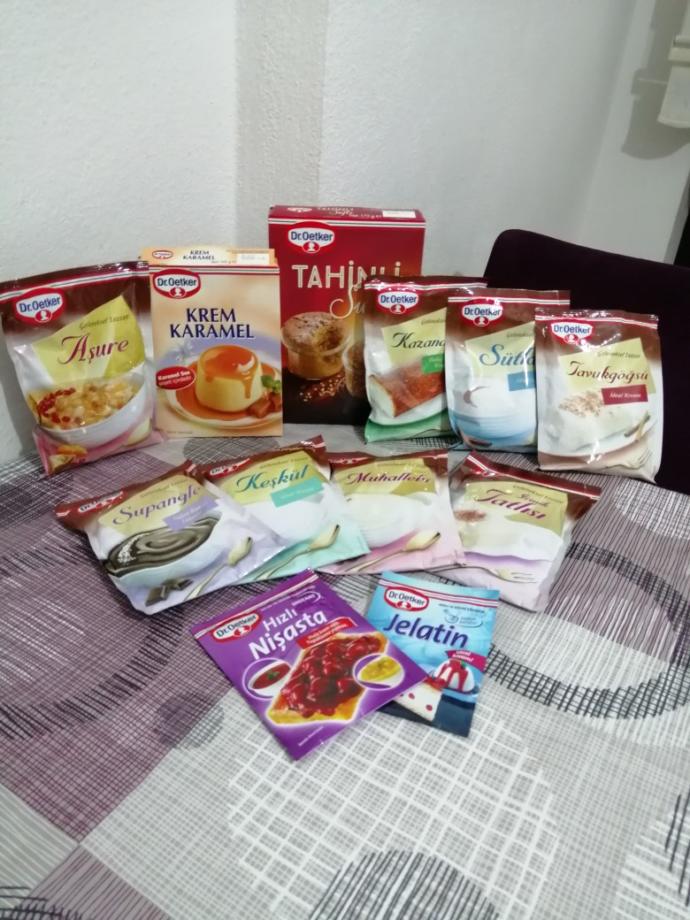 @Dr. Oetker e nefis hediyeleri için teşekkür ediyorum 😋sizin favori tatlınız hangisi?