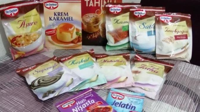 @Dr. Oetker 'e nefis hediyeleri için teşekkür ediyorum 😋sizin favori tatlınız hangisi?