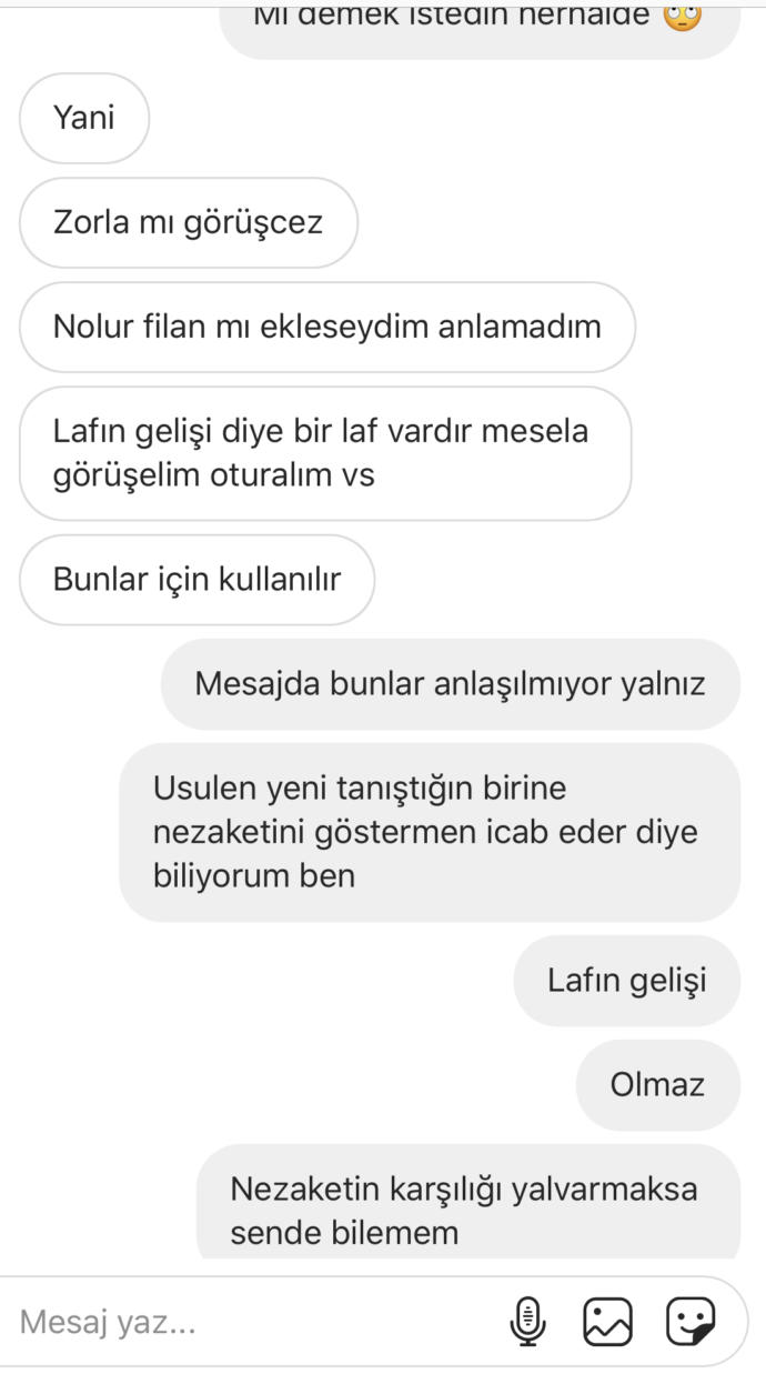 Uzun bir aradan sonra başarısız flört denememle karşınızdayım sizce haksız mıyım😂?