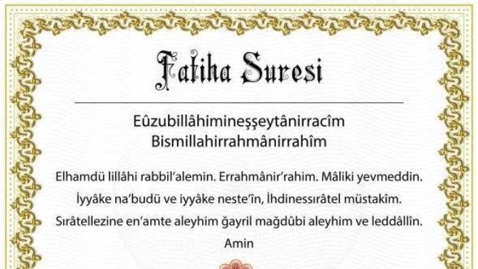 Saygı duruşu mu Fatiha mı?