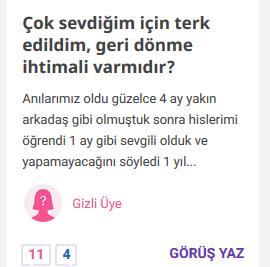 Kadın "Bitti" dediğinde biter mi?