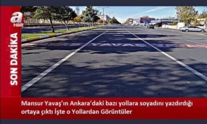 Mansur yavaş ankarada yollara soyadını neden yazdırdı?