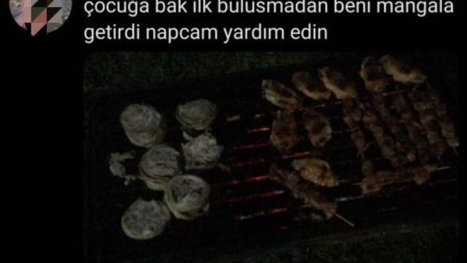 Sevgiliniz veya flörtünüz, sizi ilk buluşmada mangal yemeye götürdü diyelim, tepki gösterir misiniz?