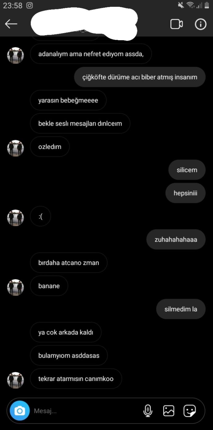 Telefonunuza son gelen mesaj nedir?